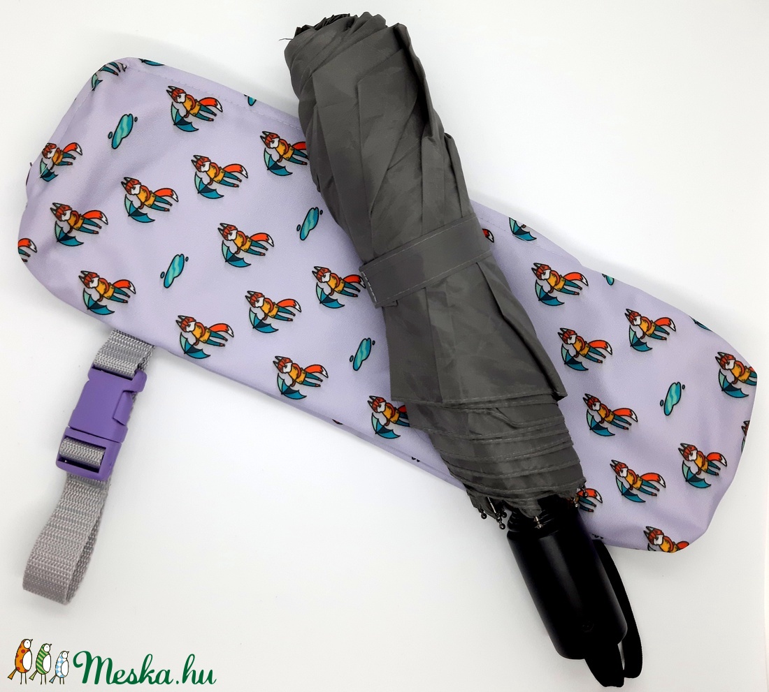 Vízhatlan esernyőtok rókás  - táska & tok - variálható táska - Meska.hu