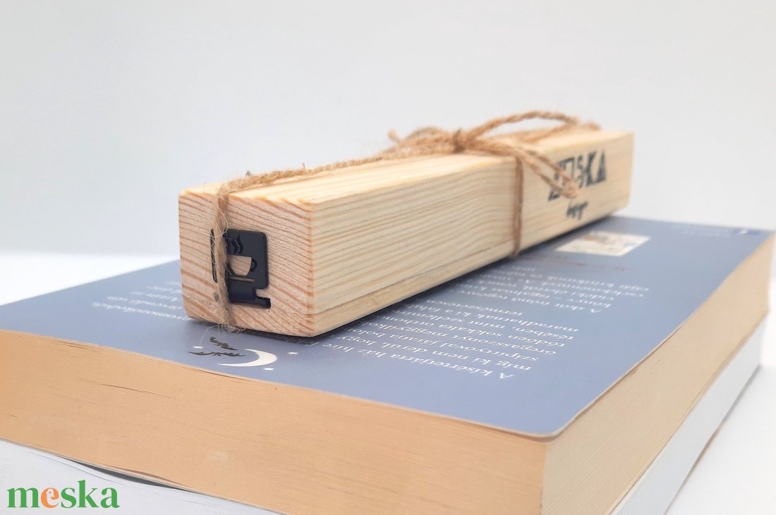 Kávés könyvjelző - könyv & zene - könyvjelző - Meska.hu