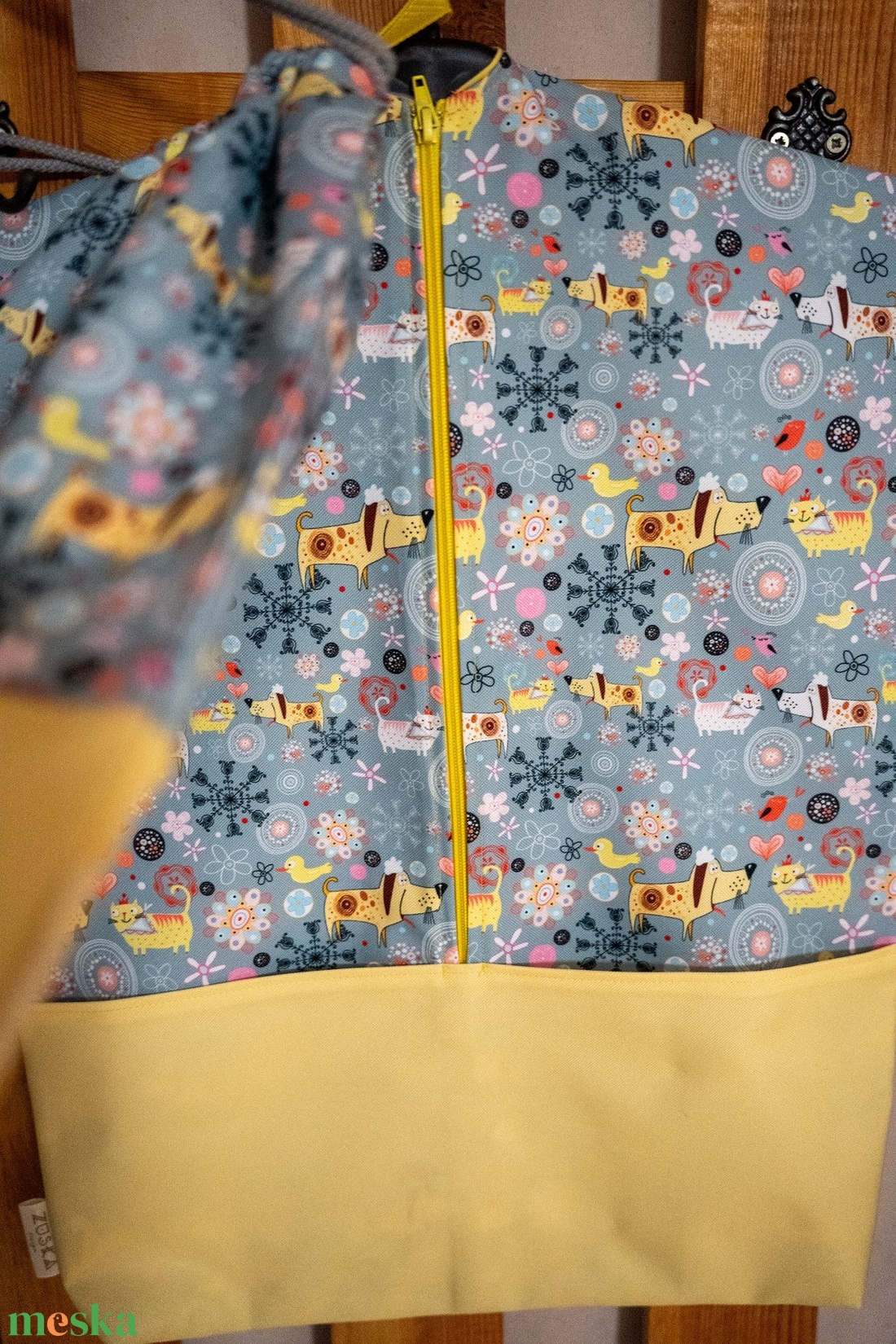 2 részes Ovis zsák szett Cuki kutya és macska - játék & sport - ovis felszerelés - ovis szett - Meska.hu