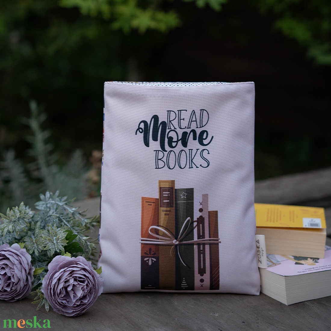 Könyvtok Barna könyvek és könyvjelző... vízhatlan - otthon & életmód - papír, írószer - könyv- és füzetborító - Meska.hu