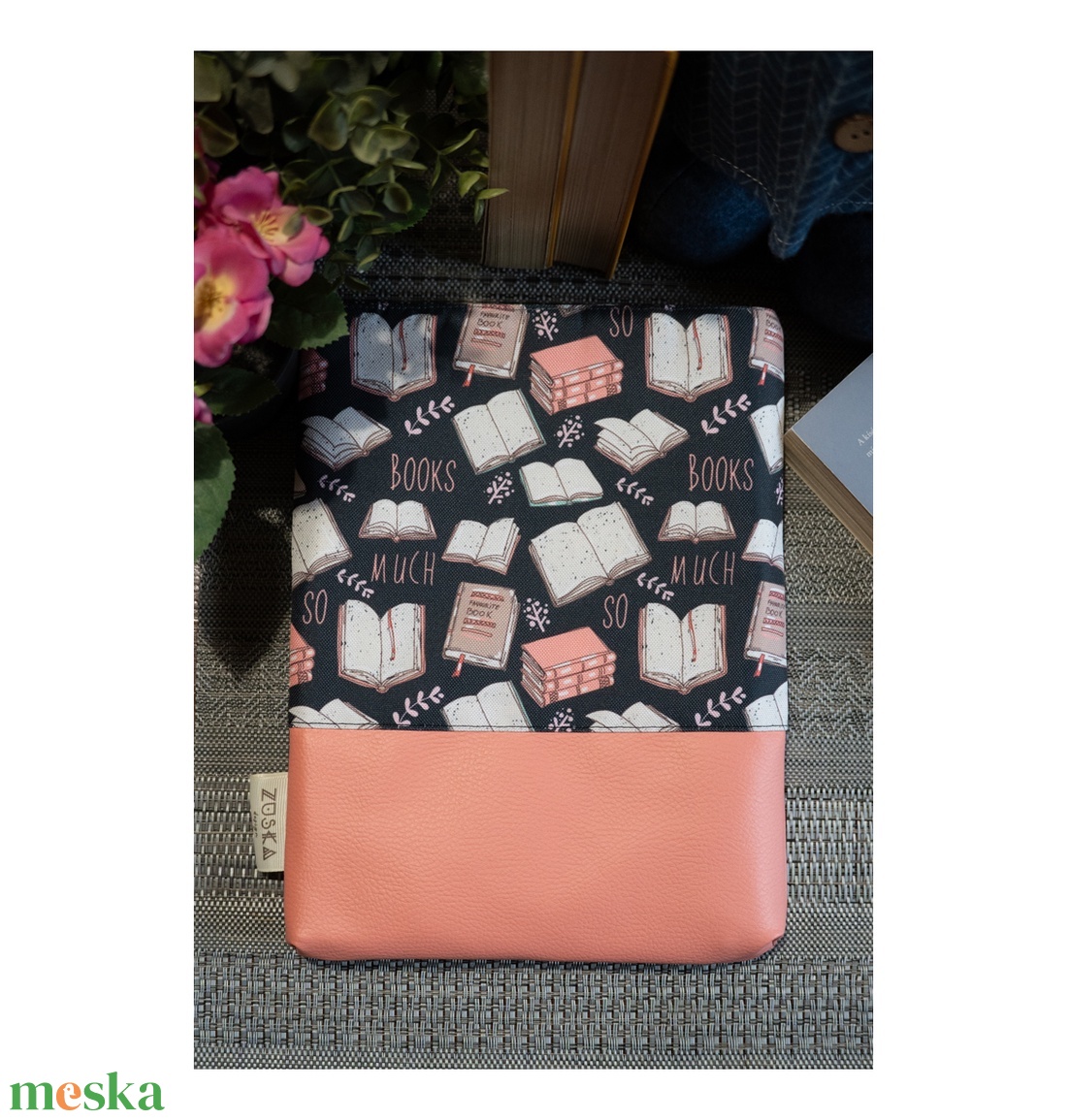 Könyvtok Sok-sok könyv - otthon & életmód - papír, írószer - könyv- és füzetborító - Meska.hu