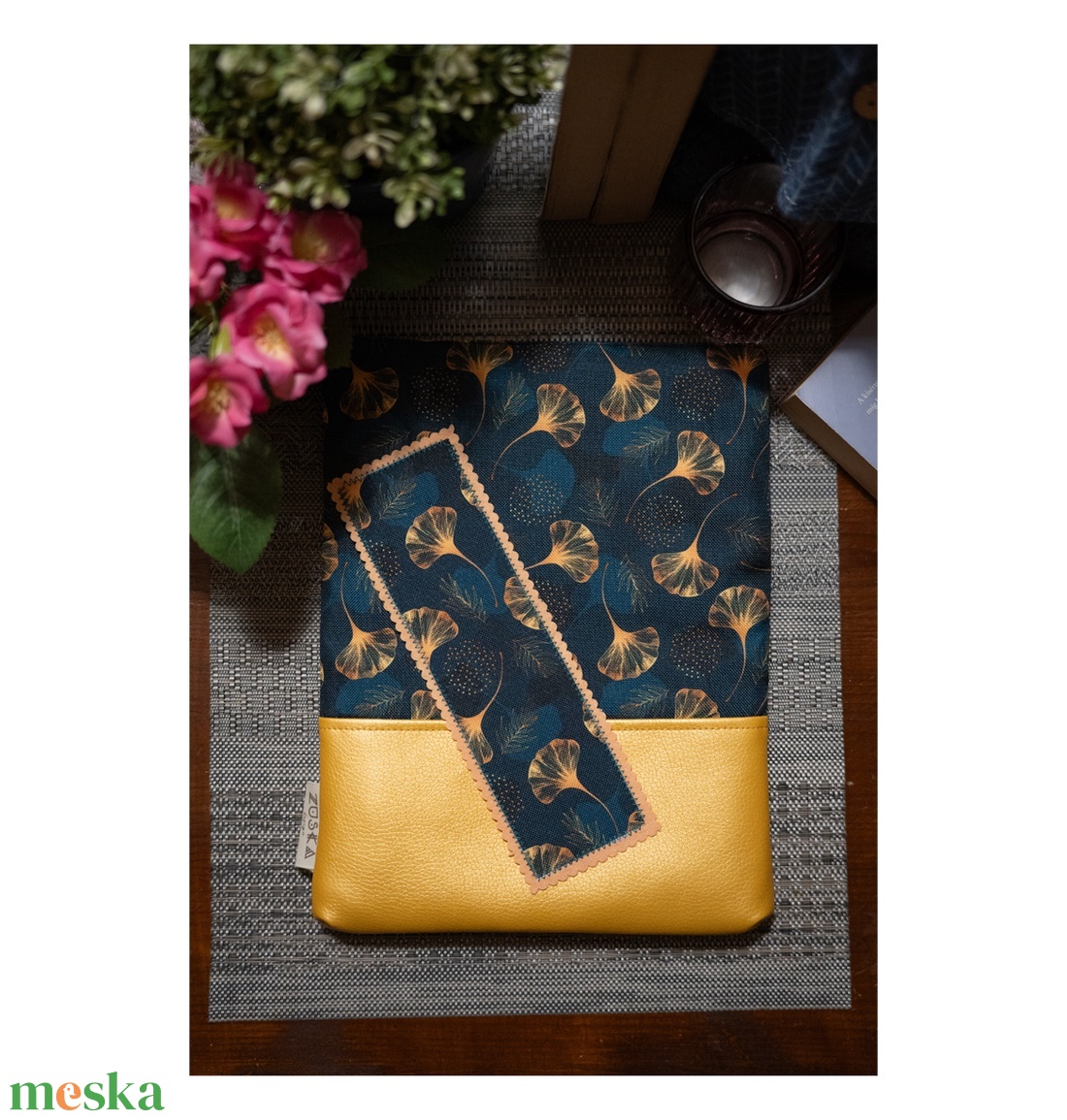 Könyvtok Ginko vízhatlan - könyv & zene - könyvtok - Meska.hu