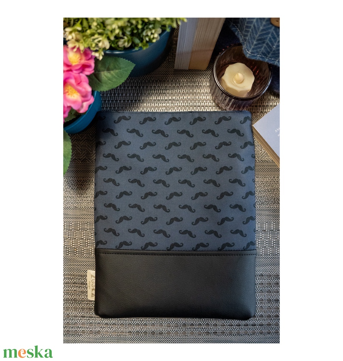 Könyvtok Bajusz vízhatlan - könyv & zene - könyvtok - Meska.hu