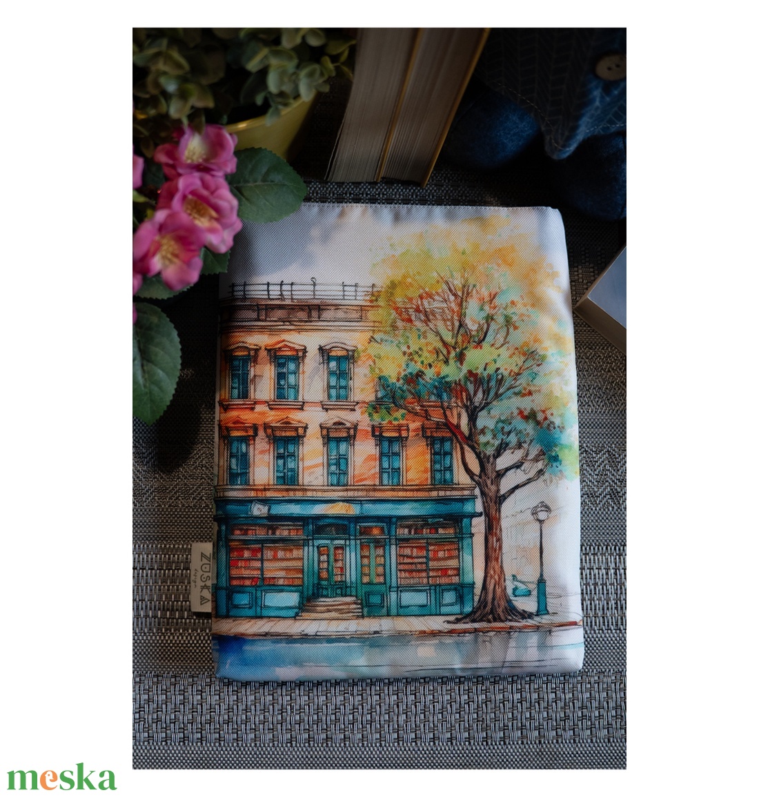 Könyvtok Városi könyvesbolt vízhatlan - könyv & zene - könyvtok - Meska.hu