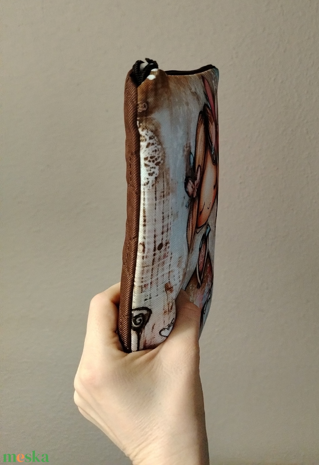 Könyvtok Cuki kislány vízhatlan - otthon & életmód - papír, írószer - könyv- és füzetborító - Meska.hu