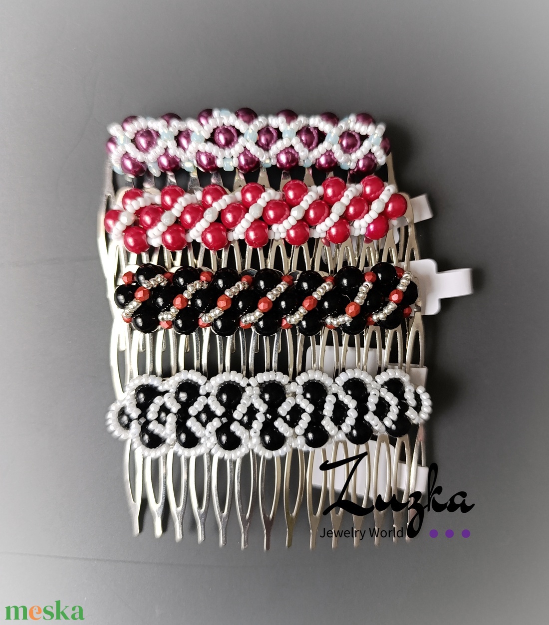 Kontyfésű - ruha & divat - hajdísz & hajcsat - hajcsat & hajtű - Meska.hu