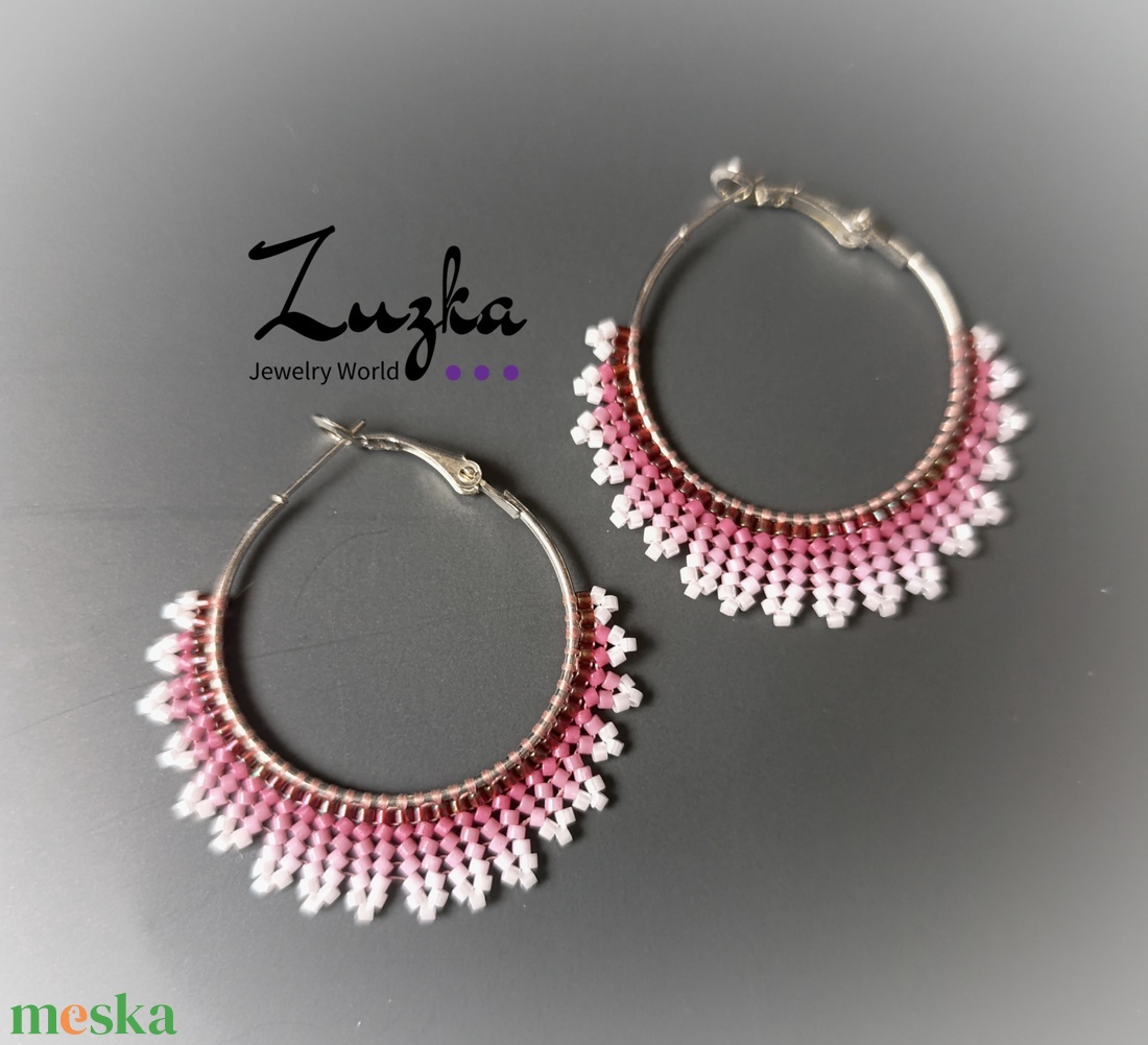 Karika fülik - ékszer - fülbevaló - karika fülbevaló - Meska.hu