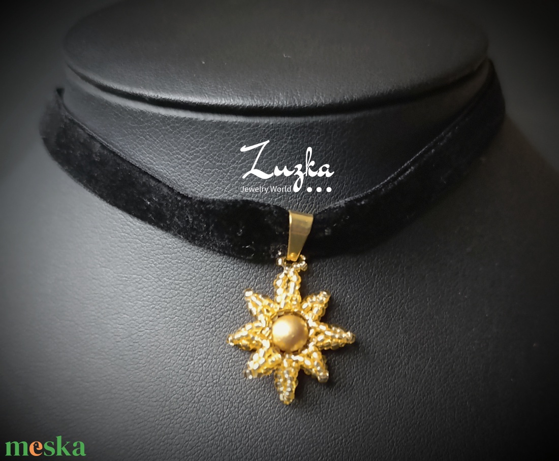 Choker nyaklánc, nyakpánt - ékszer - nyaklánc - nyakpánt, gallér - Meska.hu