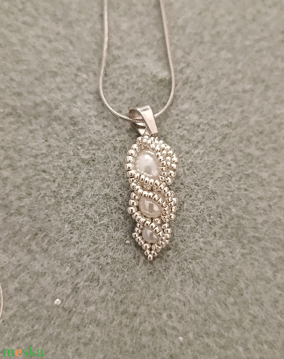 Csavart kagyló medál  - ékszer - nyaklánc - medálos nyaklánc - Meska.hu