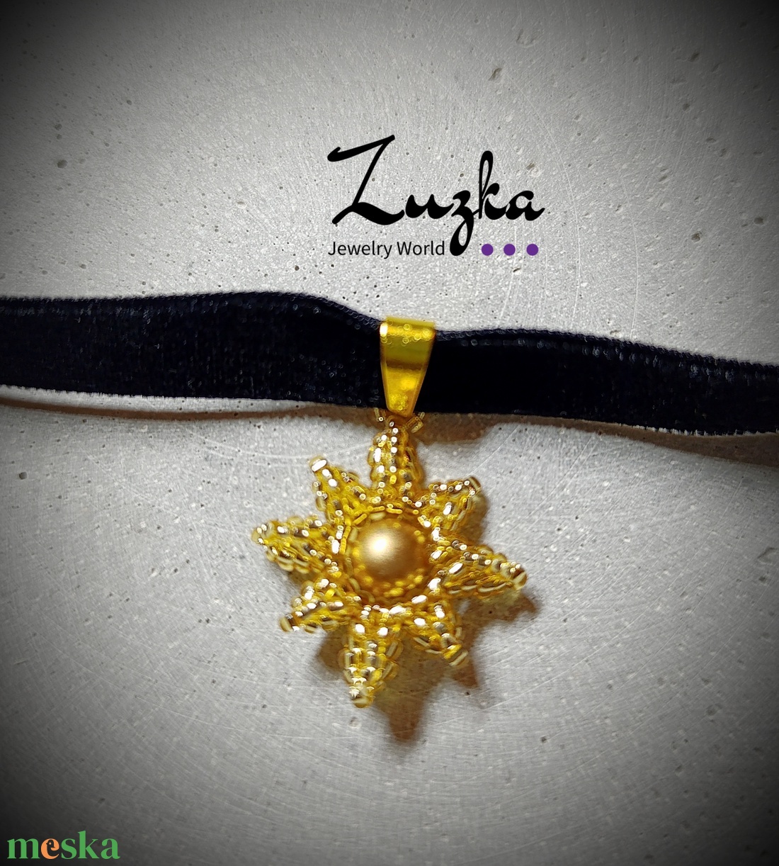 Choker nyaklánc, nyakpánt - ékszer - nyaklánc - nyakpánt, gallér - Meska.hu