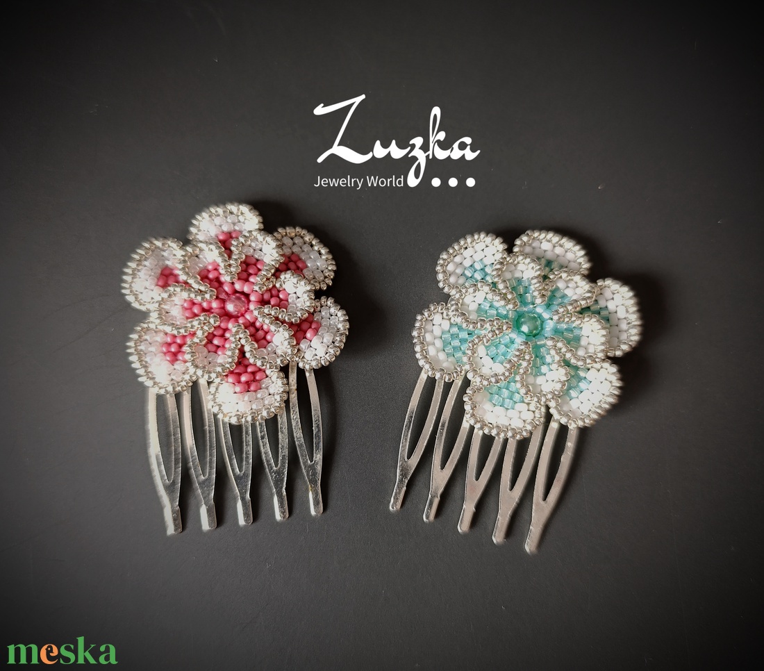 Kontyfésű,hajcsat  - ruha & divat - hajdísz & hajcsat - hajcsat & hajtű - Meska.hu