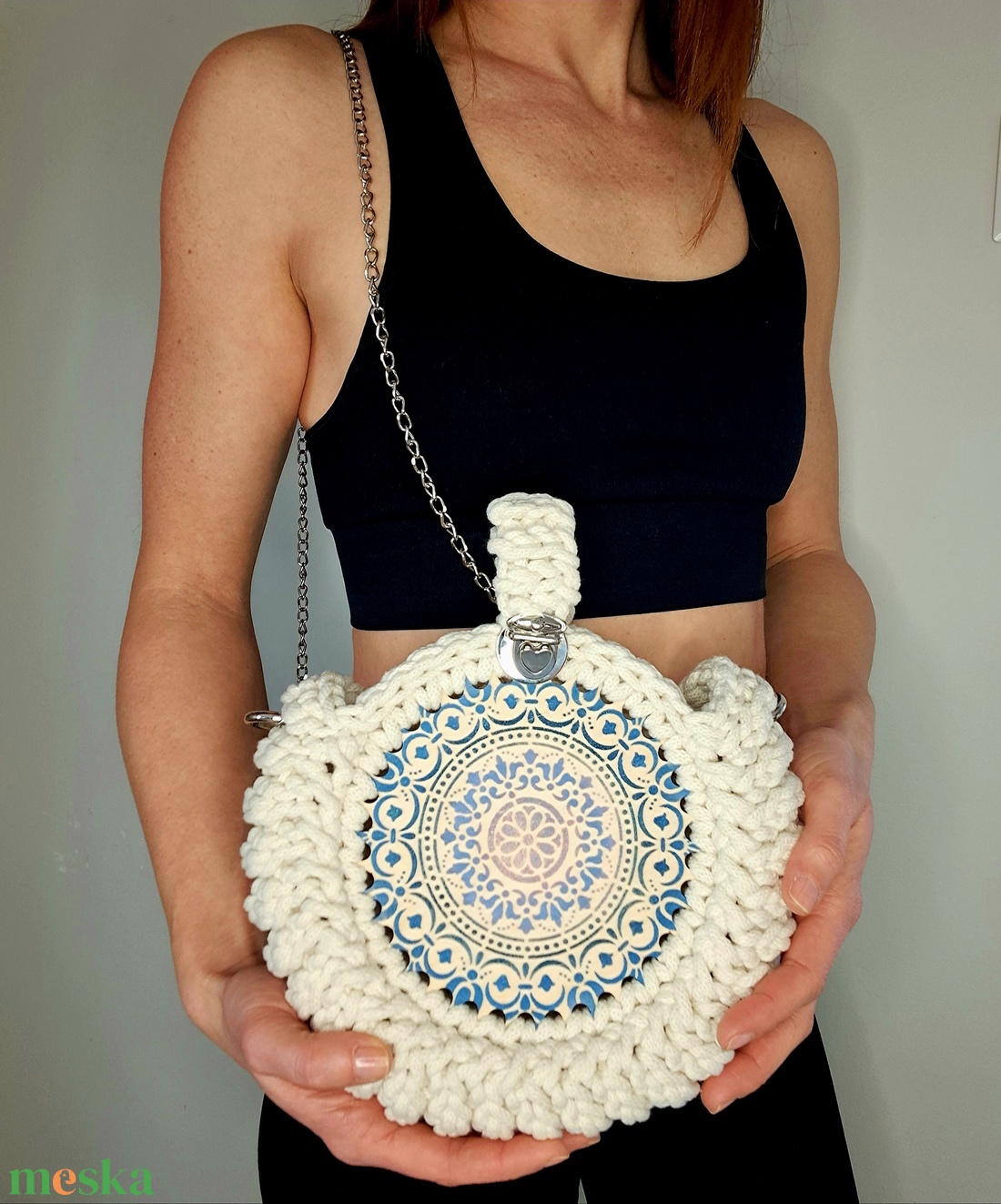 A lélek útján - egyedi stílusú horgolt táska - táska & tok - kézitáska & válltáska - kézitáska - Meska.hu