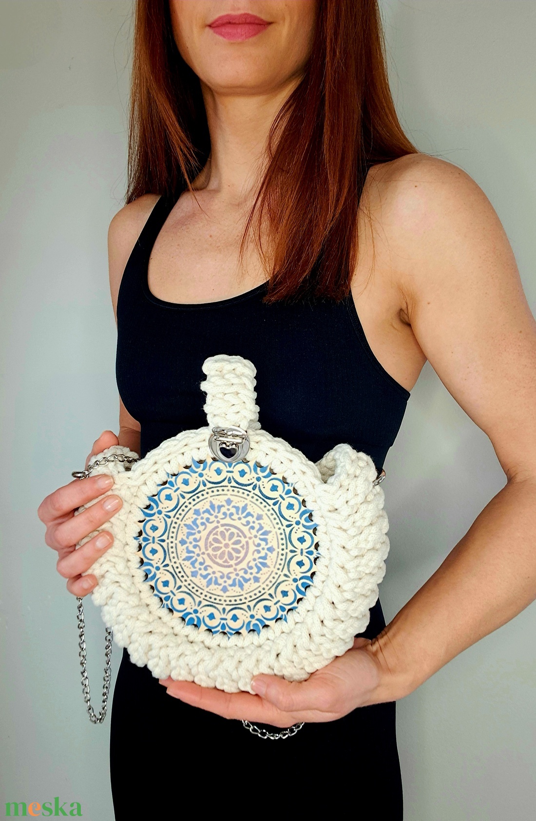 A lélek útján - egyedi stílusú horgolt táska - táska & tok - kézitáska & válltáska - kézitáska - Meska.hu
