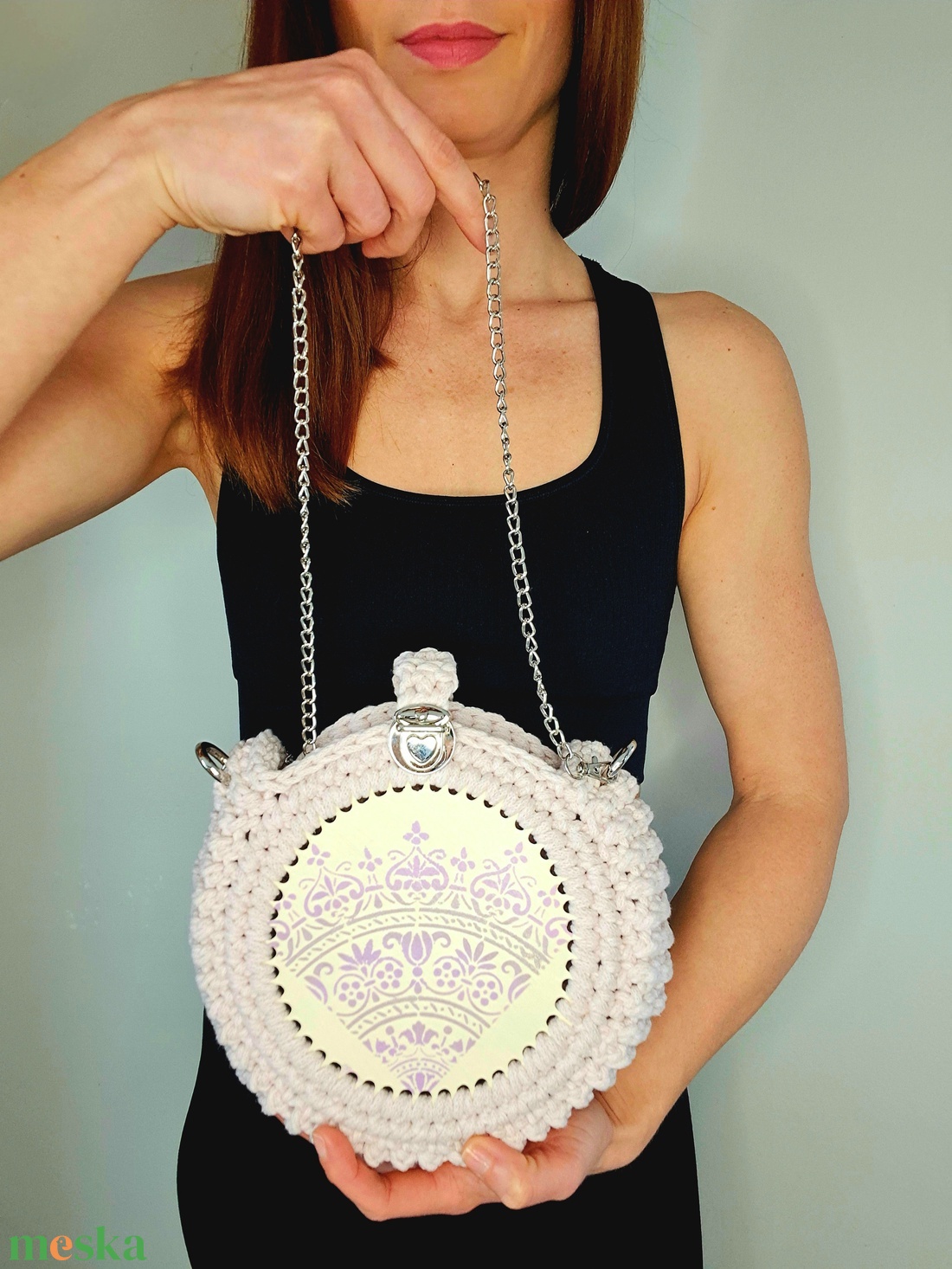 A lélek útján - egyedi stílusú horgolt táska - táska & tok - kézitáska & válltáska - kézitáska - Meska.hu