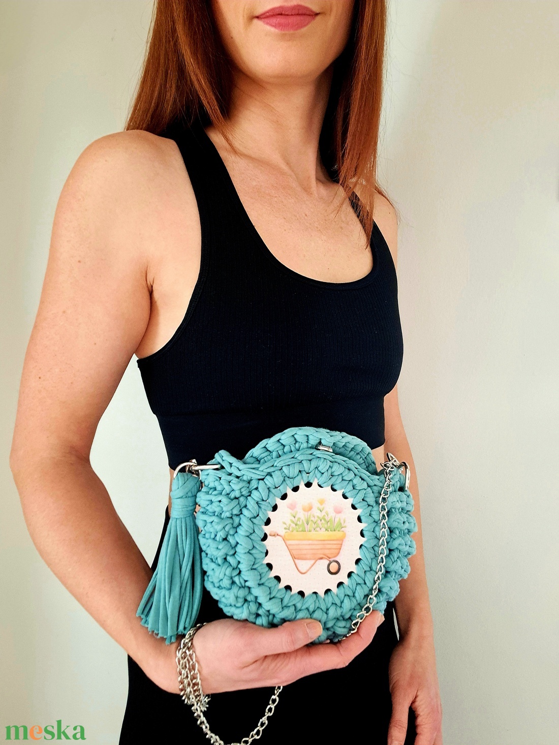 A természet útján - egyedi stílusú horgolt táska - táska & tok - kézitáska & válltáska - kézitáska - Meska.hu