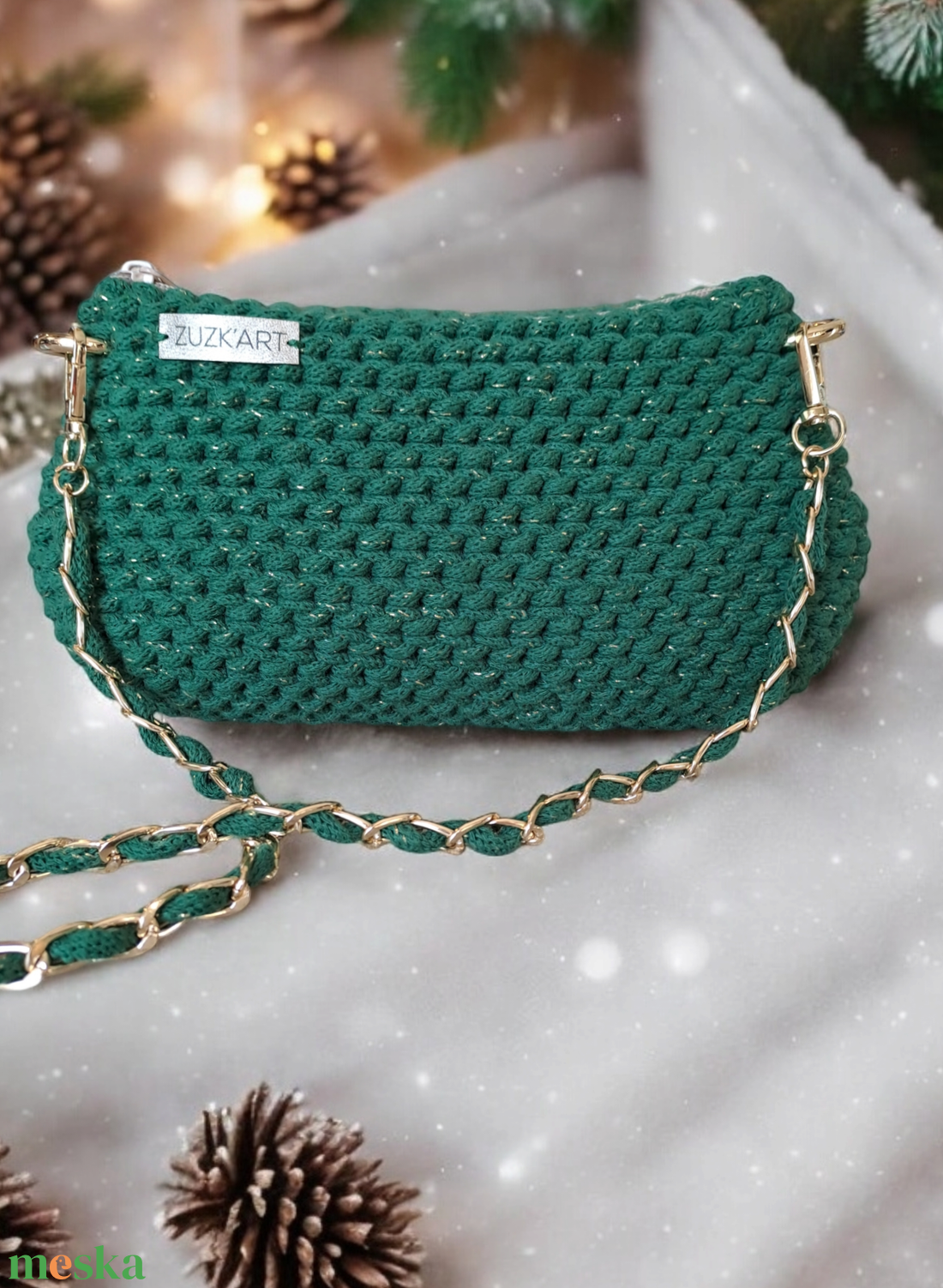 Élisé LIMITÁLT csillogó minimal válltáska/crossbody/kézitáska - táska & tok - kézitáska & válltáska - válltáska - Meska.hu