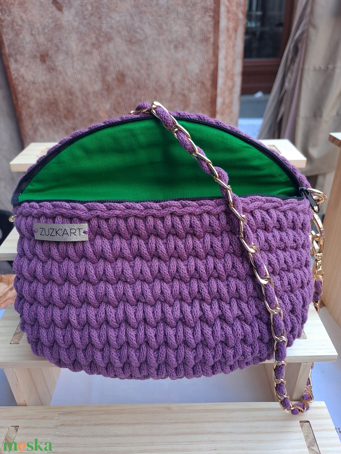 Zuzk'Art búza mintás övtáska/crossbody/kézitáska/válltáska - táska & tok - bevásárlás & shopper táska - shopper, textiltáska, szatyor - Meska.hu