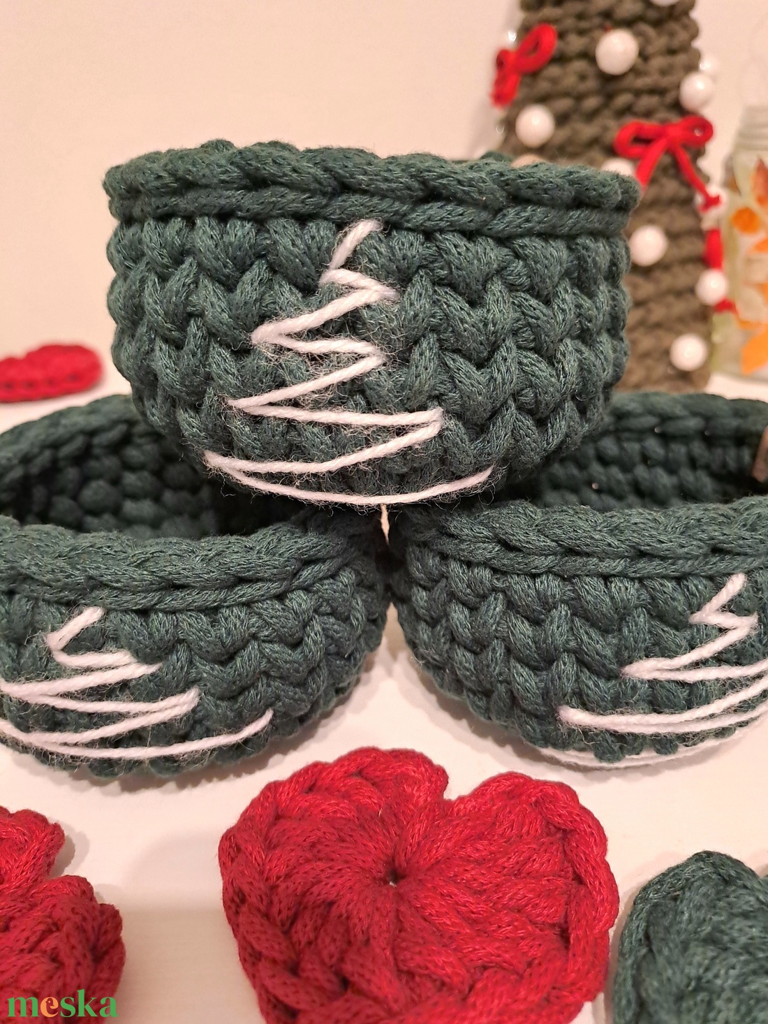 Ünnepi kosárka - esküvő - dekoráció - tálalás - Meska.hu