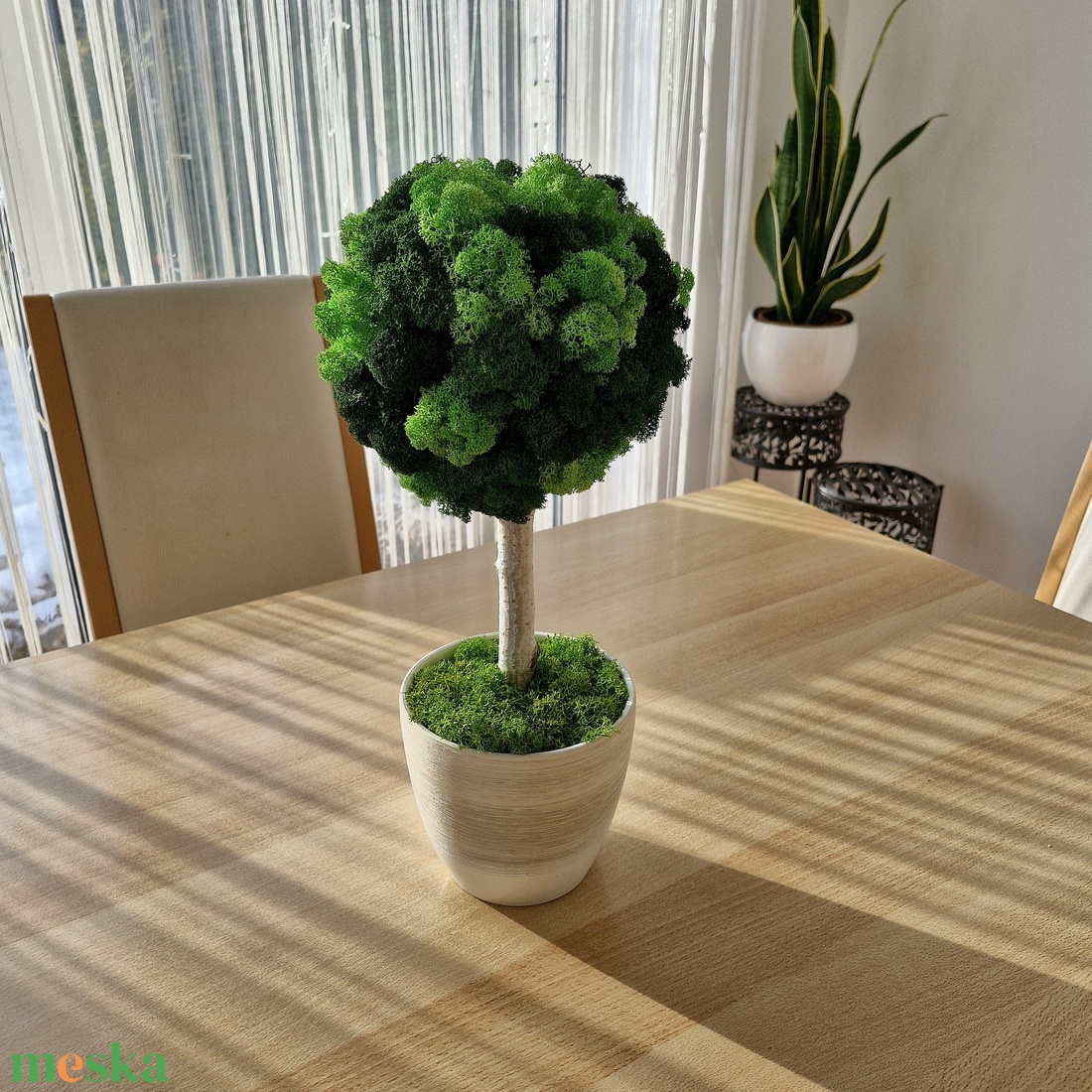 Zuzmófa 42 cm - gondozásmentes  - otthon & életmód - dekoráció - asztal és polc dekoráció - zuzmódekoráció, mohadekoráció - Meska.hu