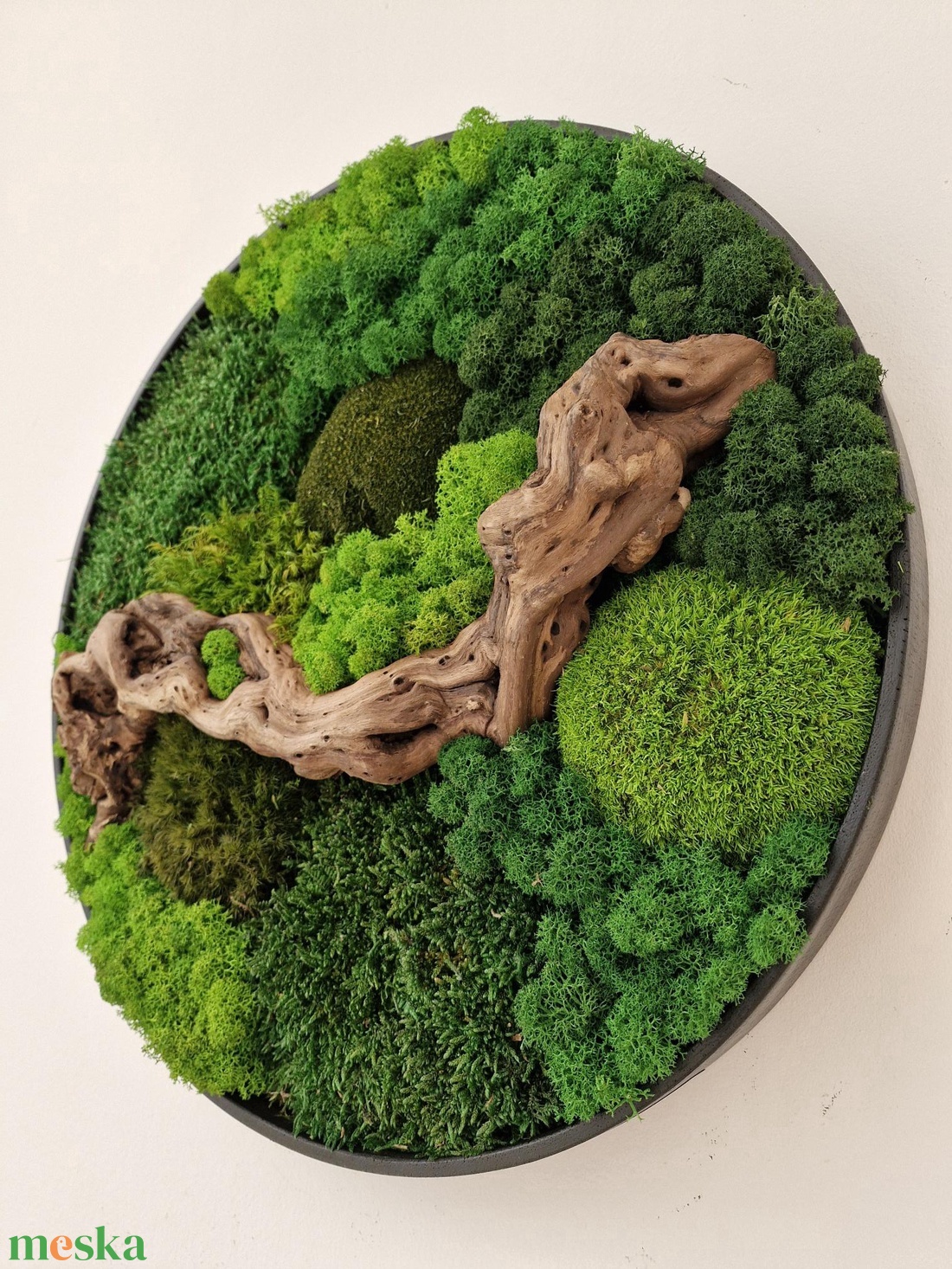 Kör mohakép FOREST-5 45 cm - Zuzmócity - otthon & életmód - dekoráció - fali és függő dekoráció - zuzmókép, mohakép - Meska.hu