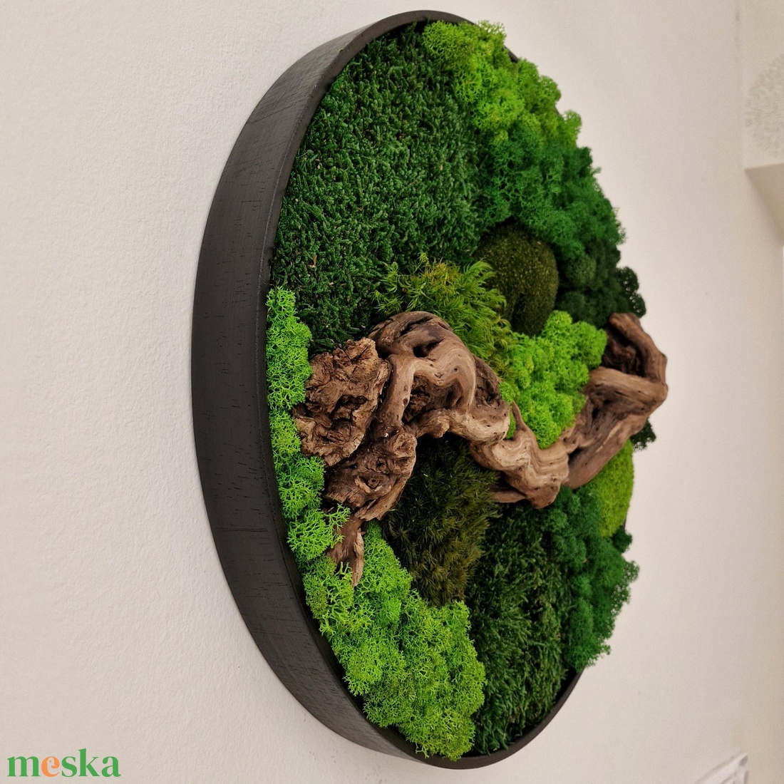 Kör mohakép FOREST-5 45 cm - Zuzmócity - otthon & életmód - dekoráció - fali és függő dekoráció - zuzmókép, mohakép - Meska.hu