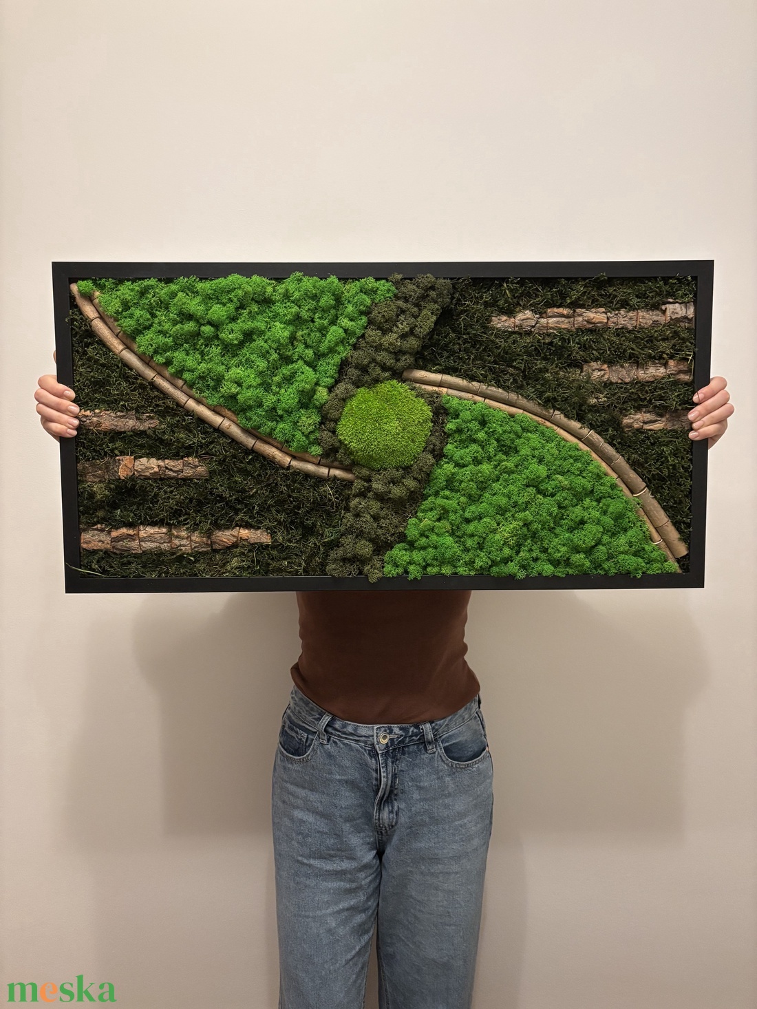 �Eye zuzmó panel - otthon & életmód - dekoráció - fali és függő dekoráció - zuzmókép, mohakép - Meska.hu