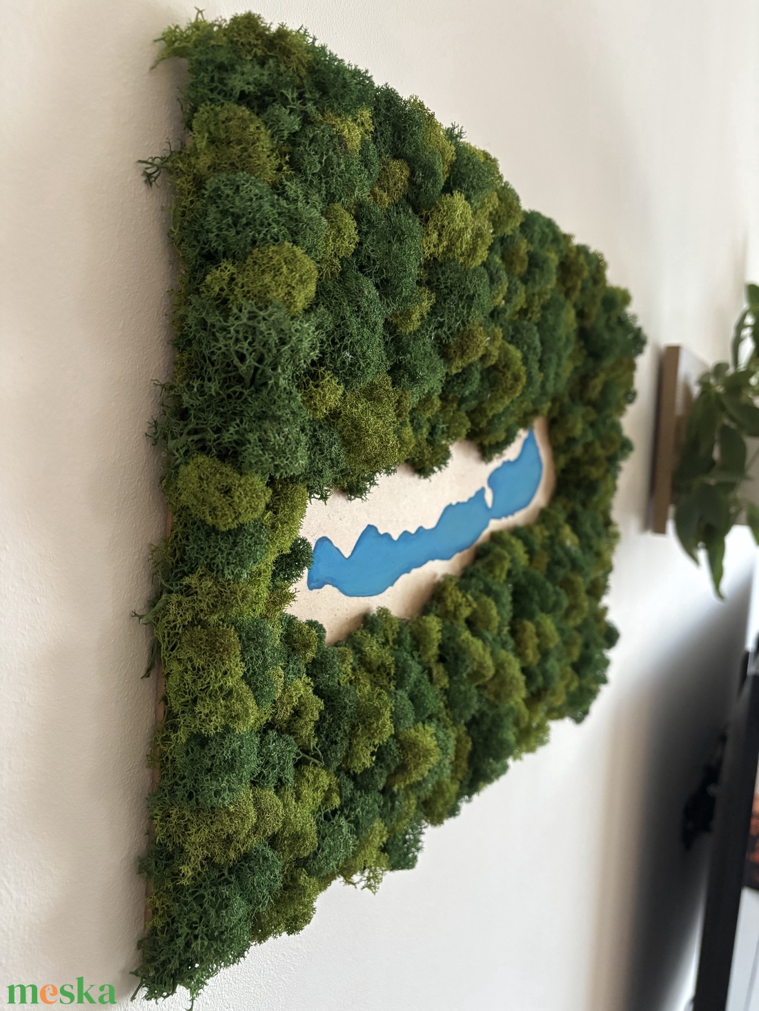 Balaton ihlette 3D zuzmókép - otthon & életmód - dekoráció - fali és függő dekoráció - zuzmókép, mohakép - Meska.hu