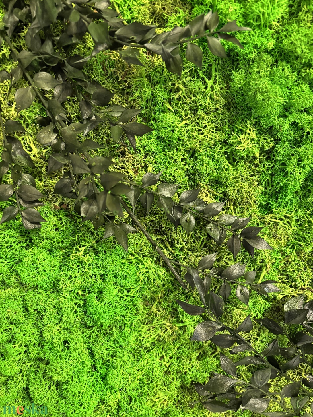 Kézzel készült egyedi zuzmópanel-50x50 cm - otthon & életmód - dekoráció - fali és függő dekoráció - zuzmókép, mohakép - Meska.hu