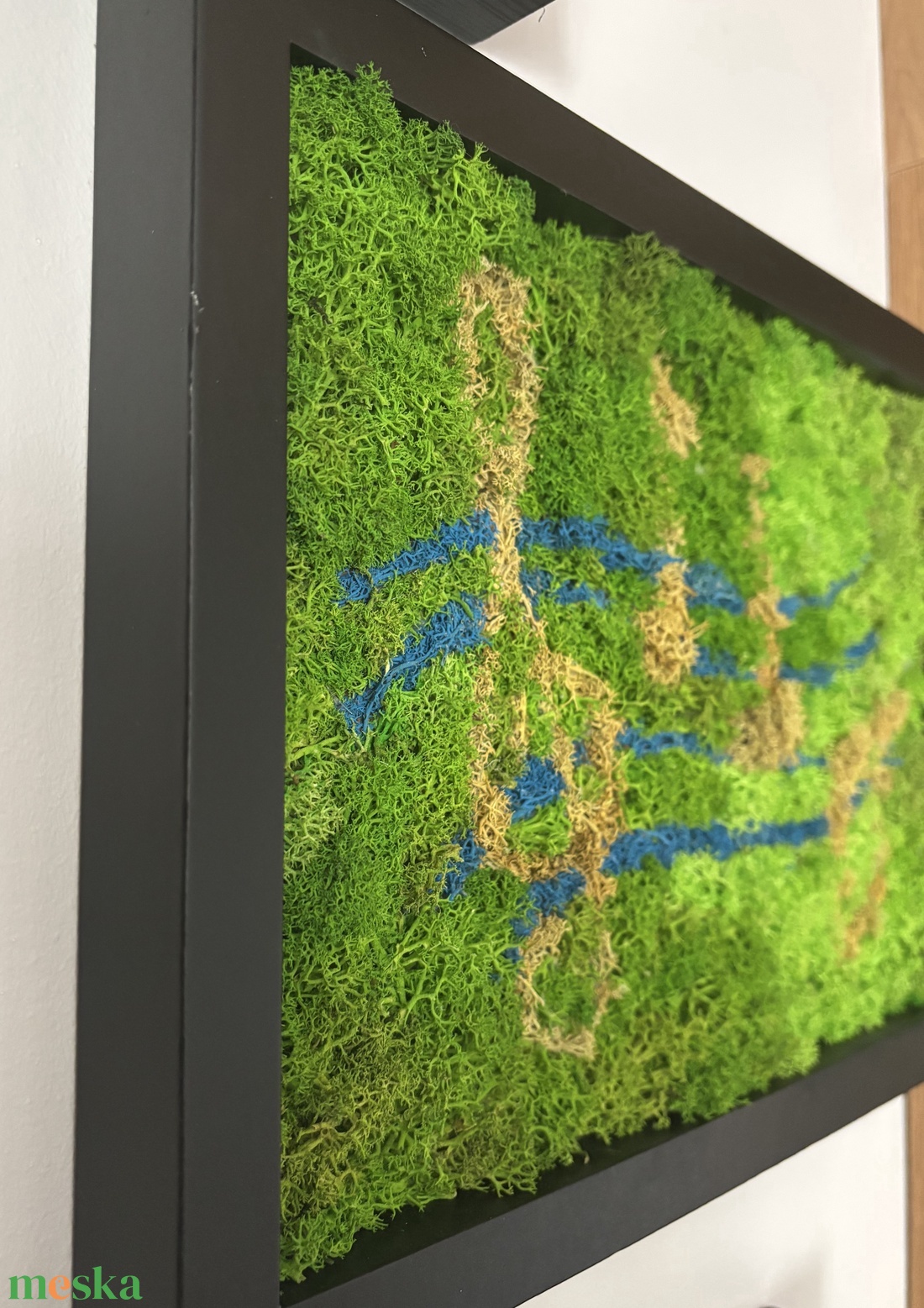 Zöld dallam � természet ihlette zuzmó kép - otthon & életmód - dekoráció - fali és függő dekoráció - zuzmókép, mohakép - Meska.hu