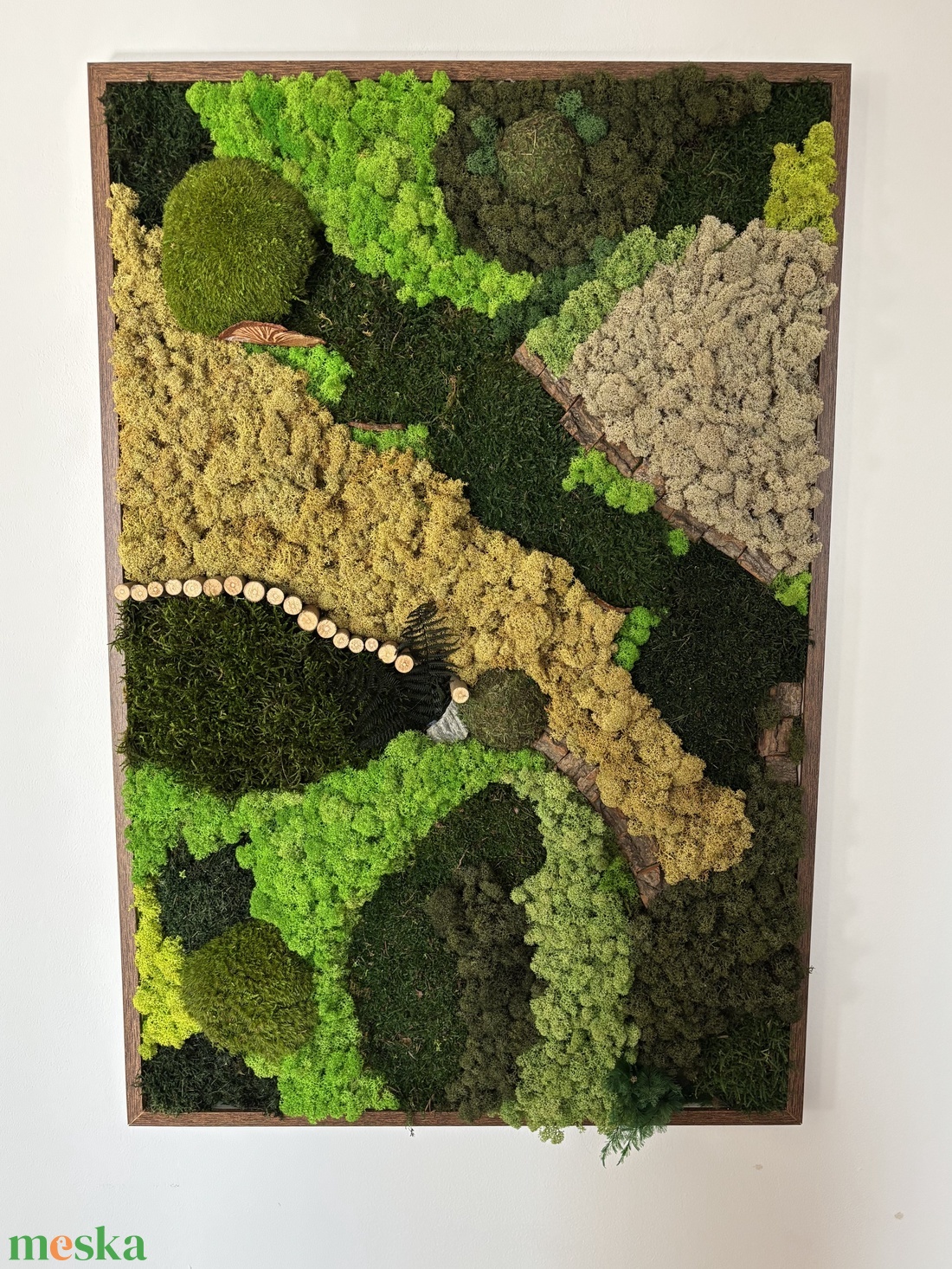 �Yellow óriás zuzmó panel - otthon & életmód - dekoráció - fali és függő dekoráció - zuzmókép, mohakép - Meska.hu