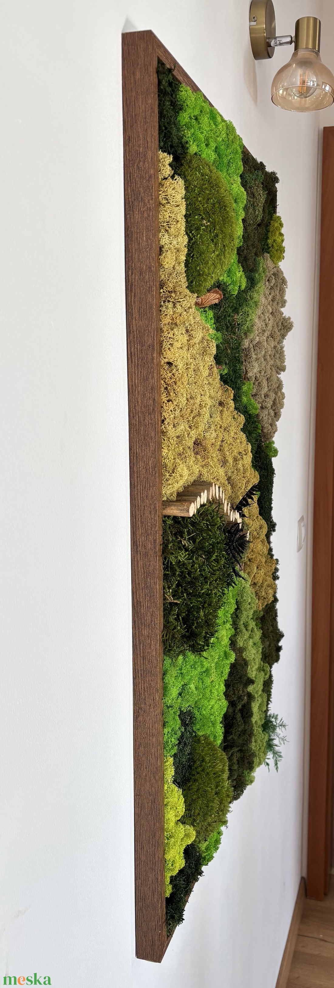 �Yellow óriás zuzmó panel - otthon & életmód - dekoráció - fali és függő dekoráció - zuzmókép, mohakép - Meska.hu