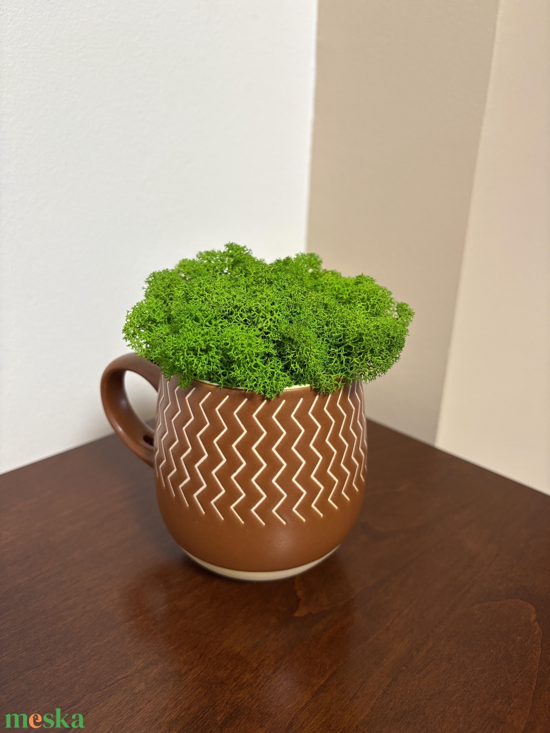 Izlandi zuzmó kaspóban  - otthon & életmód - dekoráció - asztal és polc dekoráció - zuzmódekoráció, mohadekoráció - Meska.hu