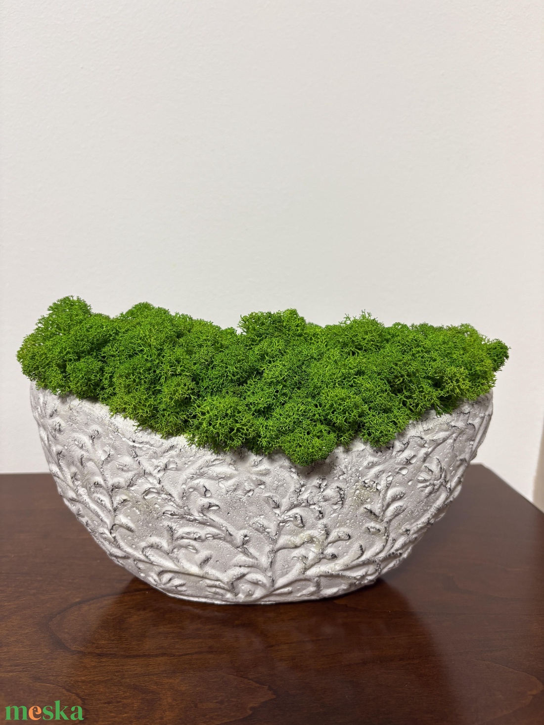 Izlandi zuzmó kaspóban  - otthon & életmód - dekoráció - asztal és polc dekoráció - zuzmódekoráció, mohadekoráció - Meska.hu