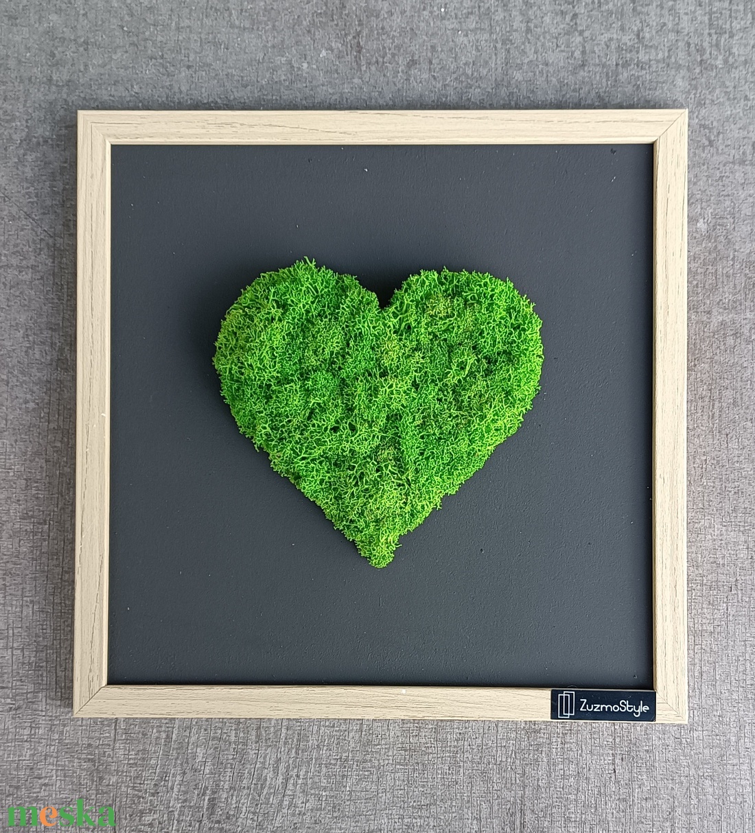 Szív Zuzmókép - otthon & életmód - dekoráció - fali és függő dekoráció - zuzmókép, mohakép - Meska.hu