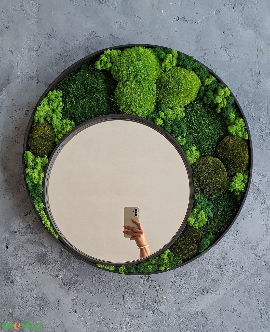 Tükrös Mohakép  - otthon & életmód - dekoráció - fali és függő dekoráció - zuzmókép, mohakép - Meska.hu