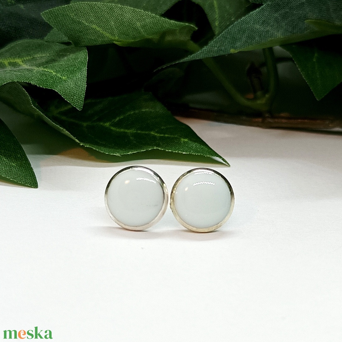 Pasztell színkavalkád műgyanta pötty fülbevalók - ékszer - fülbevaló - pötty fülbevaló - Meska.hu