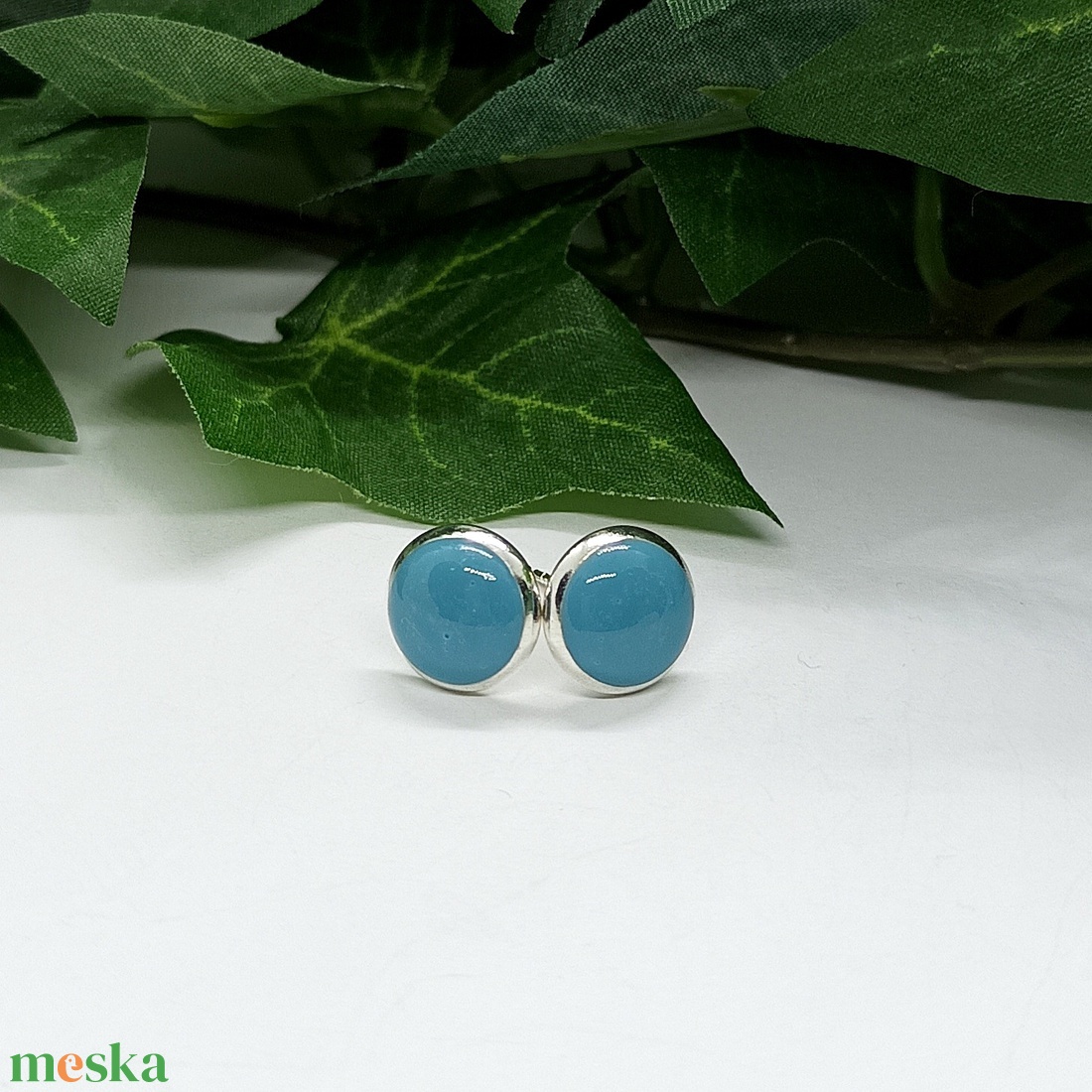 Pasztell színkavalkád műgyanta pötty fülbevalók - ékszer - fülbevaló - pötty fülbevaló - Meska.hu