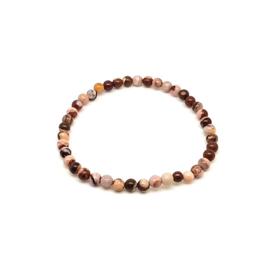 Cappuccino jáspis golyós ásvány karkötő 4�5mm - ékszer - karkötő - ásványkarkötő - Meska.hu