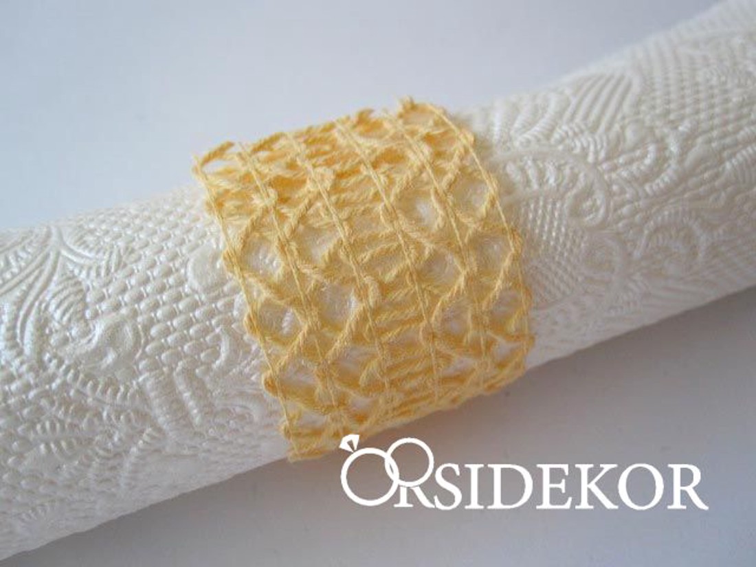 Szalvétagyűrű csipke fehér - otthon & életmód - konyhafelszerelés, tálalás - tálalás - szalvétatartó, szalvétagyűrű - Meska.hu