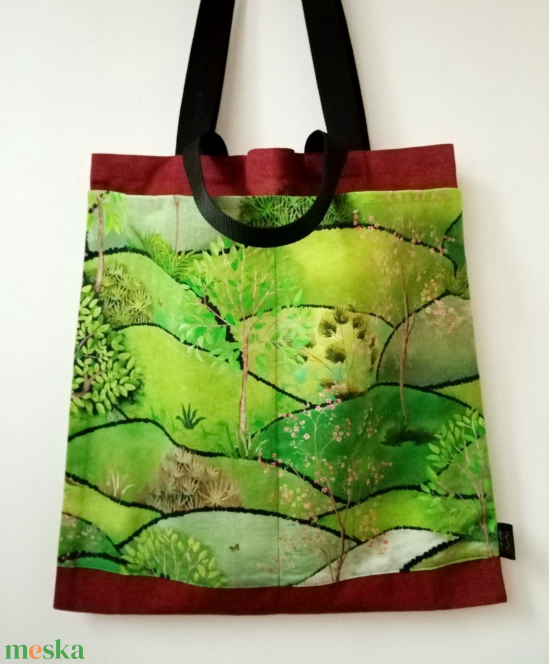 Zsebes bevásárlótáska, kert - táska & tok - bevásárlás & shopper táska - shopper, textiltáska, szatyor - Meska.hu
