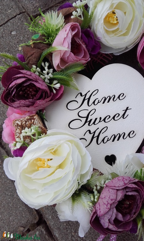 HOME SWEET HOME virágos tavaszi kopogtató, ajtódísz, falidísz - otthon & lakás - dekoráció - ajtódísz & kopogtató - Meska.hu HOME SWEET HOME virágos tavaszi kopogtató, ajtódísz, falidísz - otthon & lakás - dekoráció - ajtódísz & kopogtató - Meska.hu