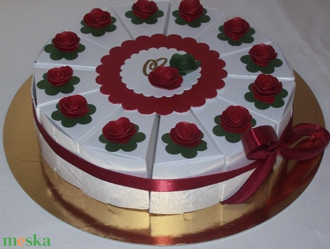 Pénzajándék átadó torta- nemzeti színekben - esküvő - emlék & ajándék - nászajándék - Meska.hu Pénzajándék átadó torta- nemzeti színekben - esküvő - emlék & ajándék - nászajándék - Meska.hu