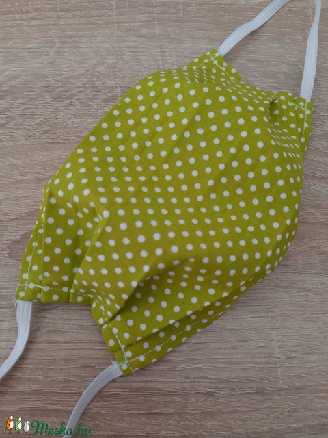 Női textil arcmaszk - zöld, pöttyös - maszk, arcmaszk - női - Meska.hu Női textil arcmaszk - zöld, pöttyös - maszk, arcmaszk - női - Meska.hu