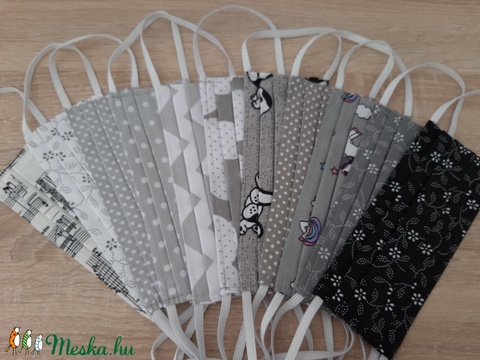 Női textil arcmaszk - szürke, egeres - maszk, arcmaszk - női - Meska.hu Női textil arcmaszk - szürke, egeres - maszk, arcmaszk - női - Meska.hu