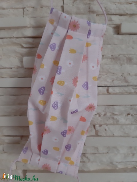 Gyermek textil maszk - rózsaszín, virágos rét gombákkal - maszk, arcmaszk - gyerek - Meska.hu Gyermek textil maszk - rózsaszín, virágos rét gombákkal - maszk, arcmaszk - gyerek - Meska.hu