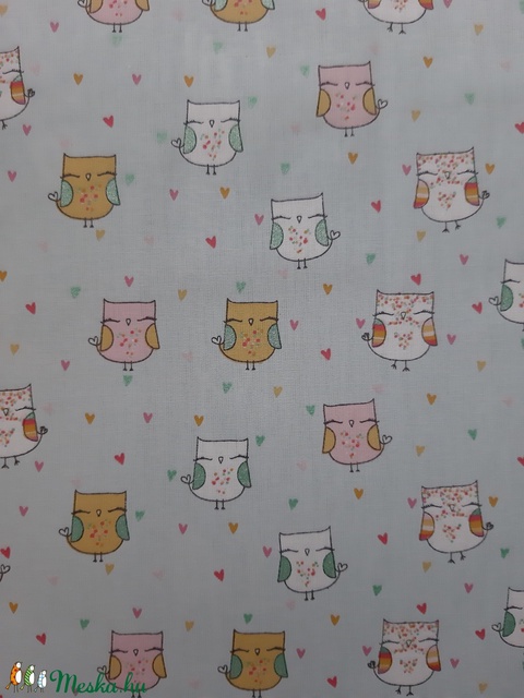 Gyermek textil maszk - világos menta, cuki baglyos - maszk, arcmaszk - gyerek - Meska.hu Gyermek textil maszk - világos menta, cuki baglyos - maszk, arcmaszk - gyerek - Meska.hu