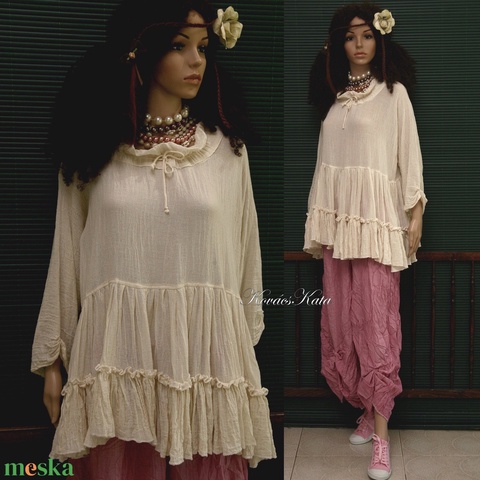 THALIA - lagenlook kétfodros tunika XXL - ruha & divat - női ruha - tunika - Meska.hu THALIA - lagenlook kétfodros tunika XXL - ruha & divat - női ruha - tunika - Meska.hu