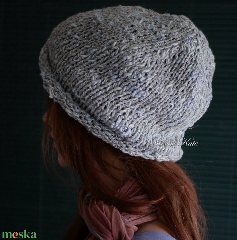 BEANIE/jade-metál - trendi kézzel kötött sapka - ruha & divat - sál, sapka, kendő - sapka - Meska.hu BEANIE/jade-metál - trendi kézzel kötött sapka - ruha & divat - sál, sapka, kendő - sapka - Meska.hu