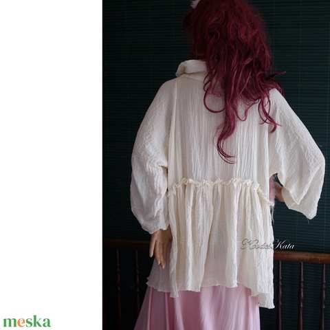 THALIA - lagenlook géz blúz / natúr - ruha & divat - női ruha - blúz - Meska.hu THALIA - lagenlook géz blúz / natúr - ruha & divat - női ruha - blúz - Meska.hu