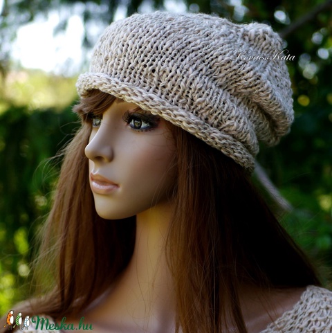 BEANIE/barack - trendi kézzel kötött sapka - ruha & divat - sál, sapka, kendő - sapka - Meska.hu BEANIE/barack - trendi kézzel kötött sapka - ruha & divat - sál, sapka, kendő - sapka - Meska.hu